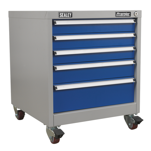 Sealey Premier Industrial Mobile Cabinet 5 Drawer 565x580x675mm