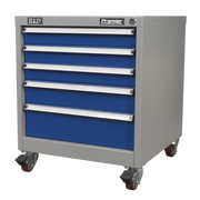 Sealey Premier Industrial Mobile Cabinet 5 Drawer 565x580x675mm