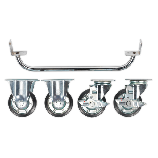 Sealey Premier Industrial Handle & Wheel Kit for 565mm Cabinets