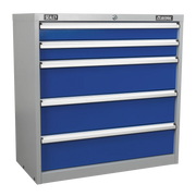 Sealey Premier Industrial Cabinet 5 Drawer API9005 900x450x900mm