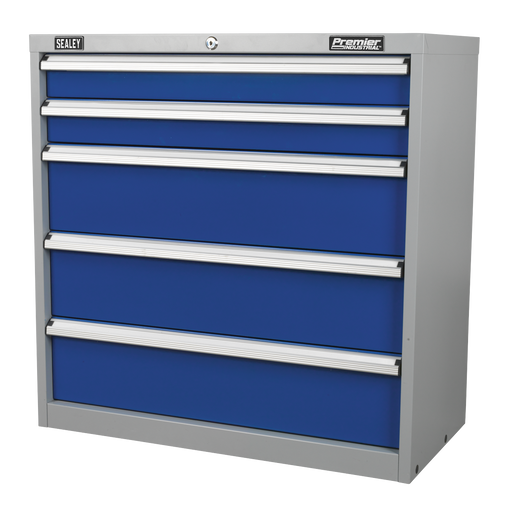 Sealey Premier Industrial Cabinet 5 Drawer API9005 900x450x900mm