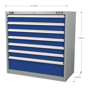 Sealey Premier Industrial Cabinet 7 Drawer API9007 900x450x900mm