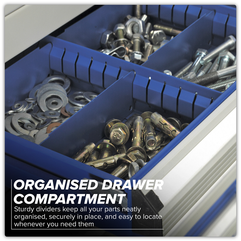Sealey Premier Industrial Cabinet 7 Drawer API9007 900x450x900mm