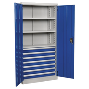 Sealey Premier Industrial Cabinet 1800mm with 7 Drawers & 3 Shelves