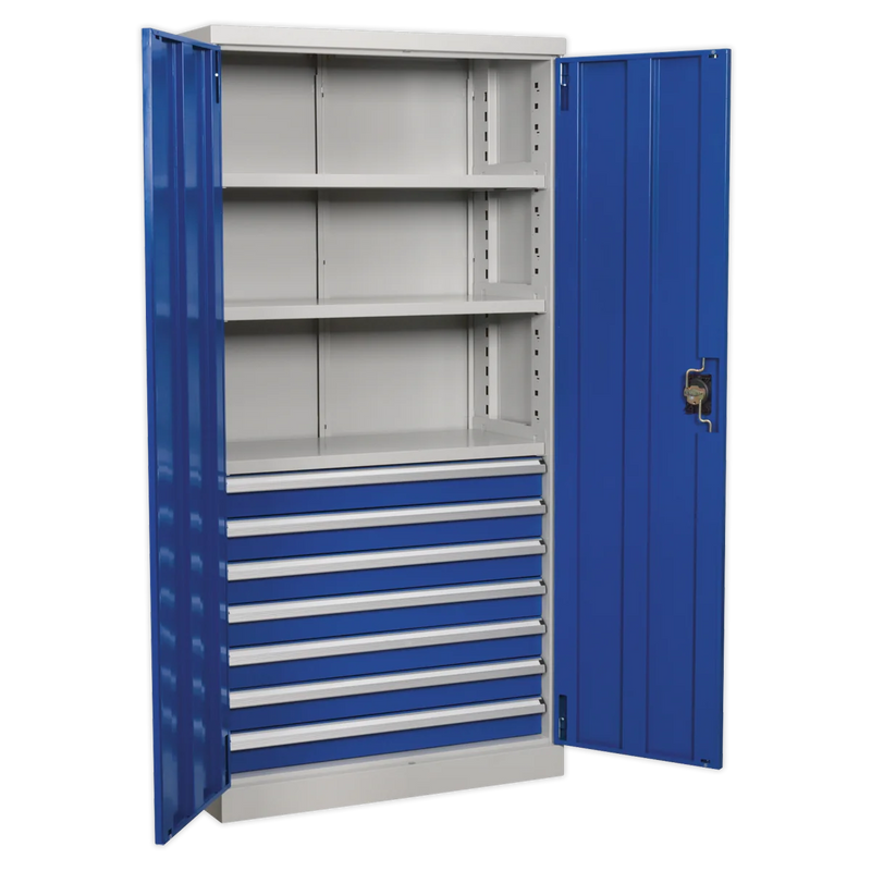 Sealey Premier Industrial Cabinet 1800mm with 7 Drawers & 3 Shelves