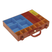 Sealey Metal Case with 15 Storage Bins 388x280x67mm