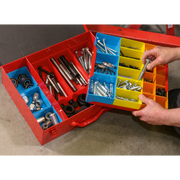 Sealey 2-Layer Metal Case with 27 Storage Bins 440x345x135mm