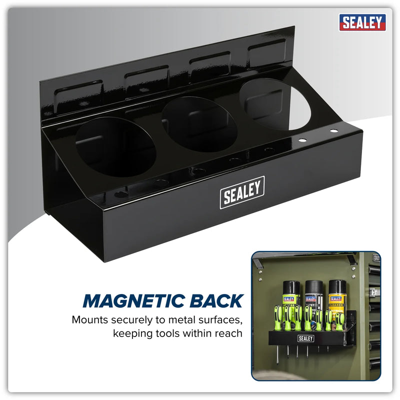 Sealey Magnetic Spray Can/Screwdriver Holder APMCH 1.38kg