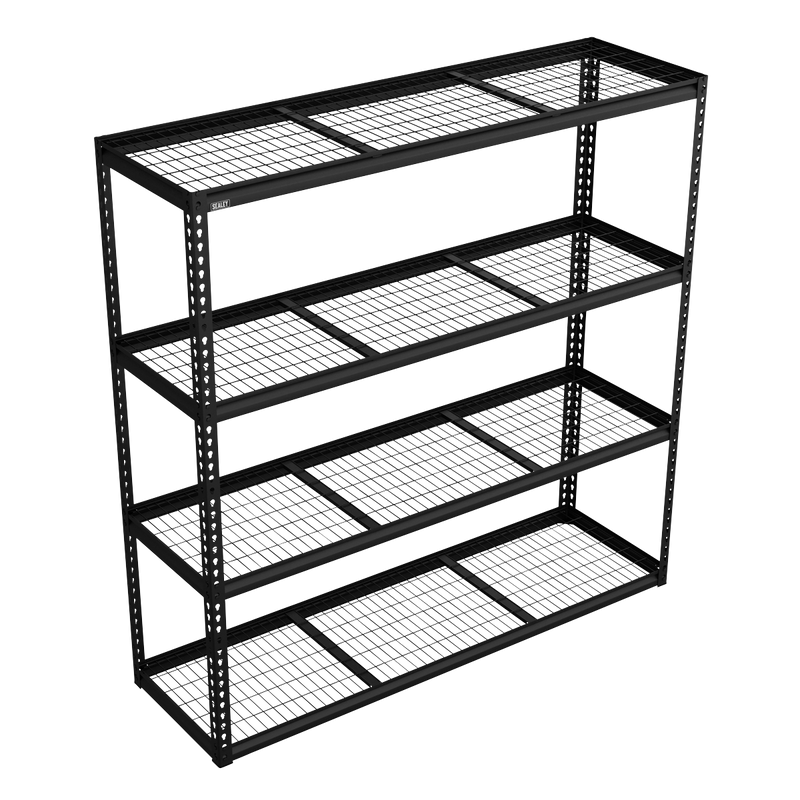 Sealey Superline PRO Heavy-Duty Racking Unit 1200kg Capacity 4 Shelves