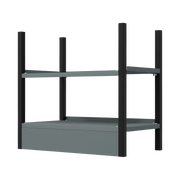 Sealey Modular Storage Base Unit 2 Shelves 580mm