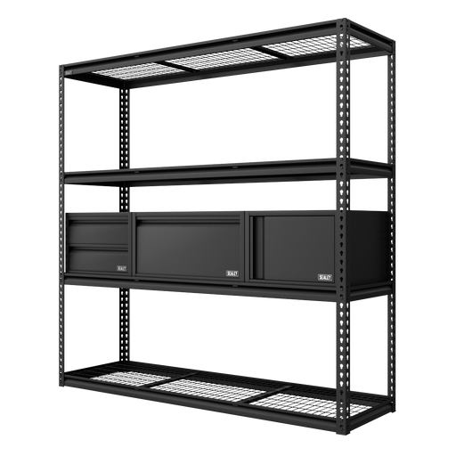 Sealey Heavy-Duty Modular Racking Kit 12000kg Capacity 1820x540x1830mm