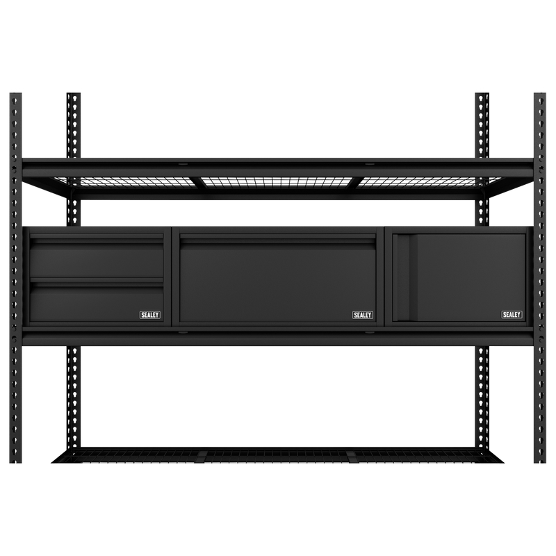 Sealey Heavy-Duty Modular Racking Kit 12000kg Capacity 1820x540x1830mm
