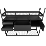 Sealey Heavy-Duty Modular Racking Kit 12000kg Capacity 1820x540x1830mm