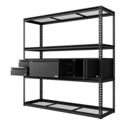 Sealey Heavy-Duty Modular Racking Kit 12000kg Capacity 1820x540x1830mm