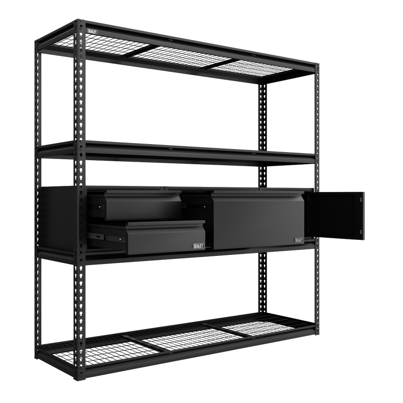 Sealey Heavy-Duty Modular Racking Kit 12000kg Capacity 1820x540x1830mm