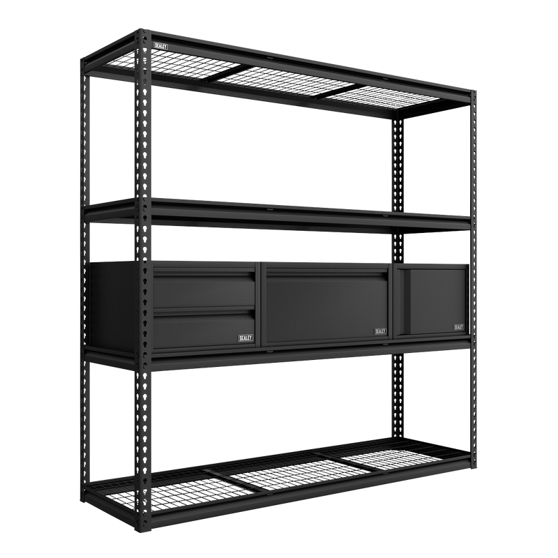 Sealey Heavy-Duty Modular Racking Kit 12000kg Capacity 1820x540x1830mm