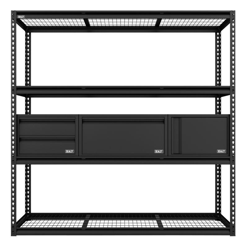 Sealey Heavy-Duty Modular Racking Kit 12000kg Capacity 1820x540x1830mm
