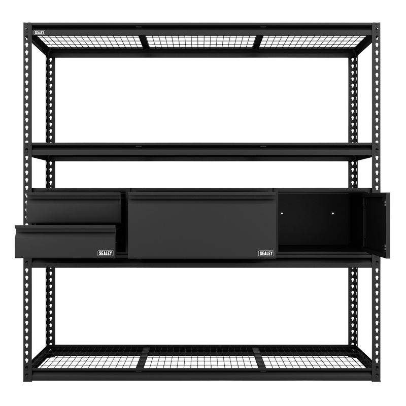 Sealey Heavy-Duty Modular Racking Kit 12000kg Capacity 1820x540x1830mm