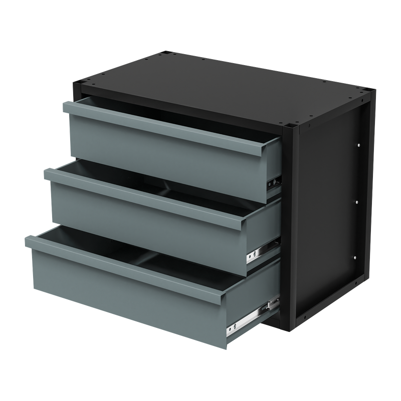 Sealey Modular Storage Mid Unit 3 Drawer 580mm