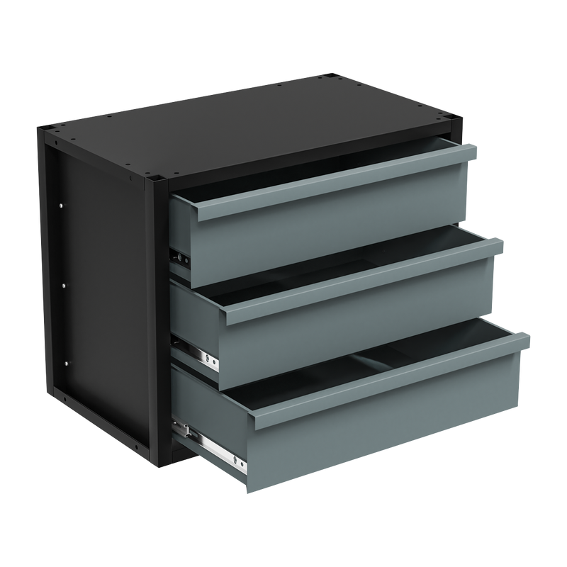 Sealey Modular Storage Mid Unit 3 Drawer 580mm