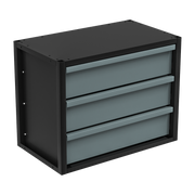 Sealey Modular Storage Mid Unit 3 Drawer 580mm