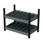 Sealey Modular Storage Mid Unit 2 Compartment Shelve 580mm