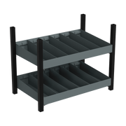 Sealey Modular Storage Mid Unit 2 Compartment Shelve 580mm