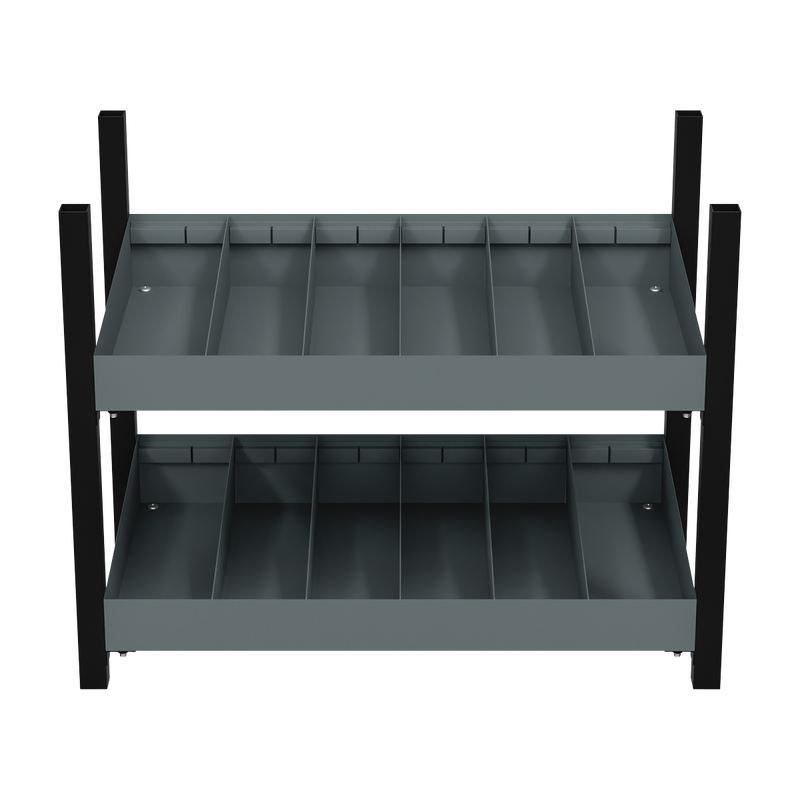 Sealey Modular Storage Mid Unit 2 Compartment Shelve 580mm