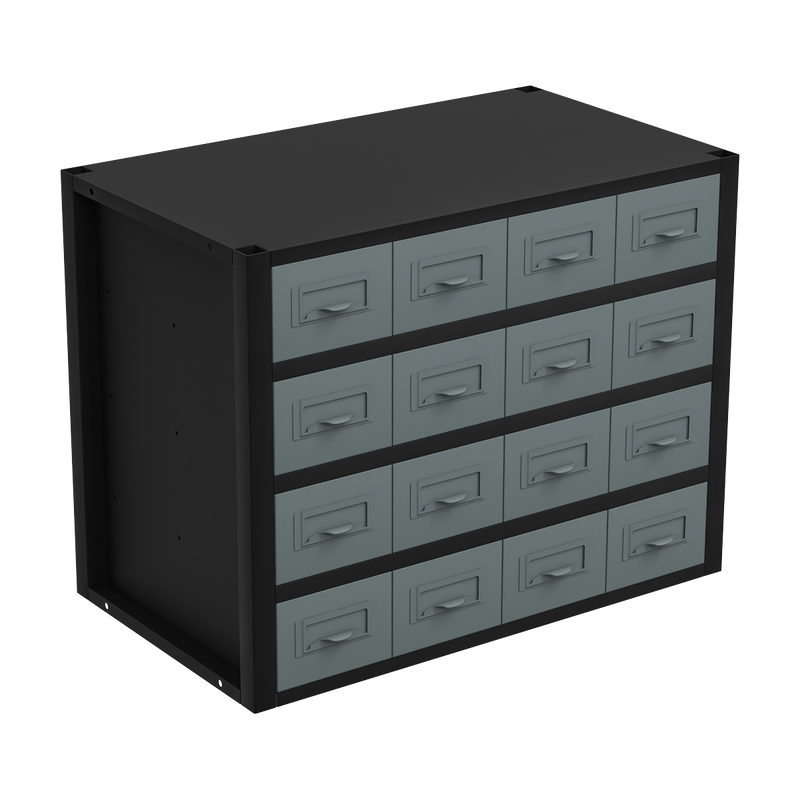 Sealey Modular Storage Mid Unit 580mm with 16 Small Drawers