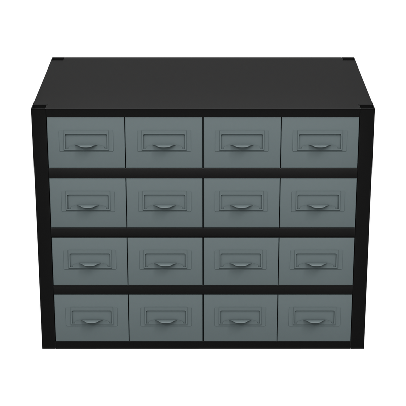 Sealey Modular Storage Mid Unit 580mm with 16 Small Drawers