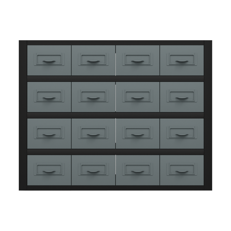 Sealey Modular Storage Mid Unit 580mm with 16 Small Drawers