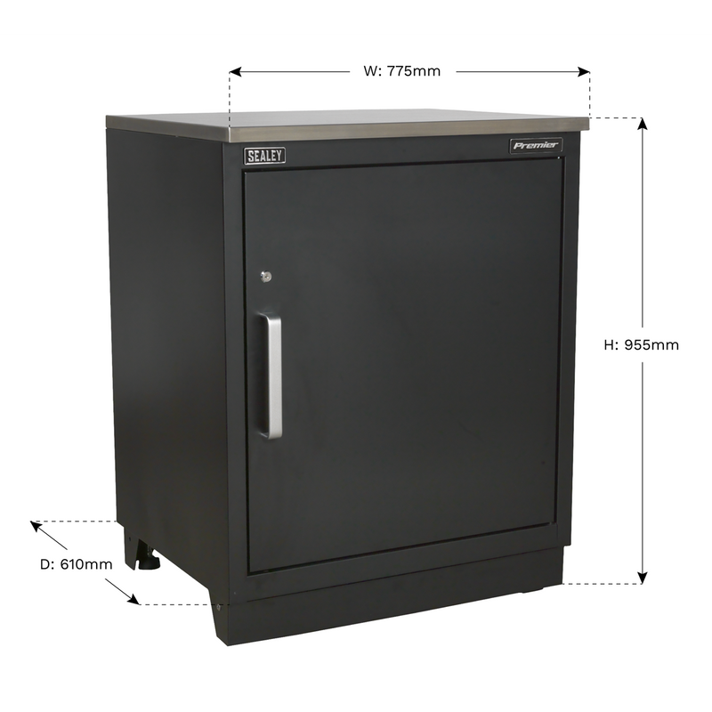 Sealey Premier Heavy-Duty Floor Cabinet 1 Door 775mm