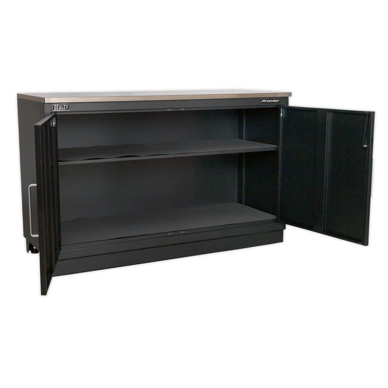 Sealey Premier Heavy-Duty Modular Floor Cabinet 1550mm 2 Door