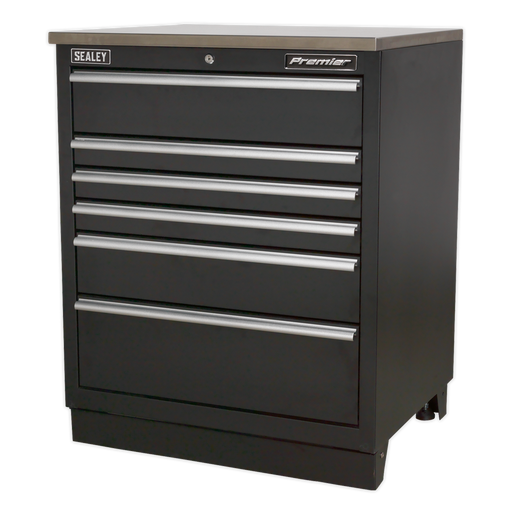 Sealey Premier Heavy-Duty Modular Floor Cabinet 775mm 6 Drawer APMS03