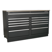 Sealey Premier Heavy-Duty Modular Floor Cabinet 11 Drawer 1550mm