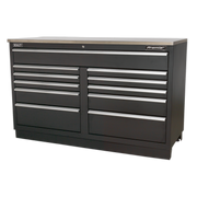 Sealey Premier Heavy-Duty Modular Floor Cabinet 11 Drawer 1550mm