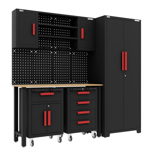 Sealey American PRO Garage Storage System APMS12OP with 2 Mobile Trolleys