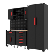 Sealey American PRO Garage Storage System APMS12OP with 2 Mobile Trolleys