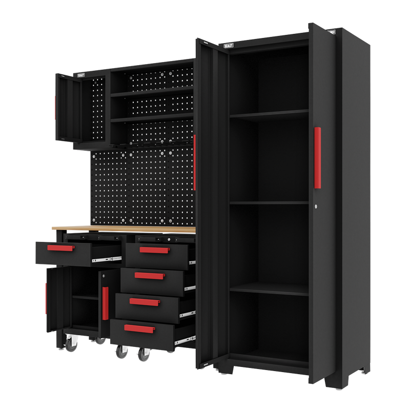 Sealey American PRO Garage Storage System APMS12OP with 2 Mobile Trolleys