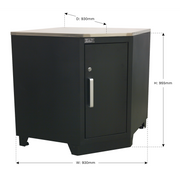 Sealey Premier Heavy-Duty Modular Corner Floor Cabinet 930mm