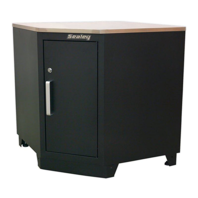 Sealey Premier Stainless Steel Corner Worktop 930mm