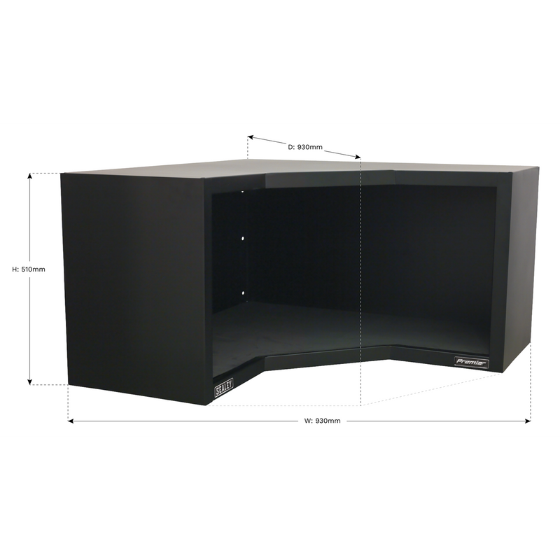 Sealey Premier Heavy-Duty Modular Corner Wall Cabinet 930mm