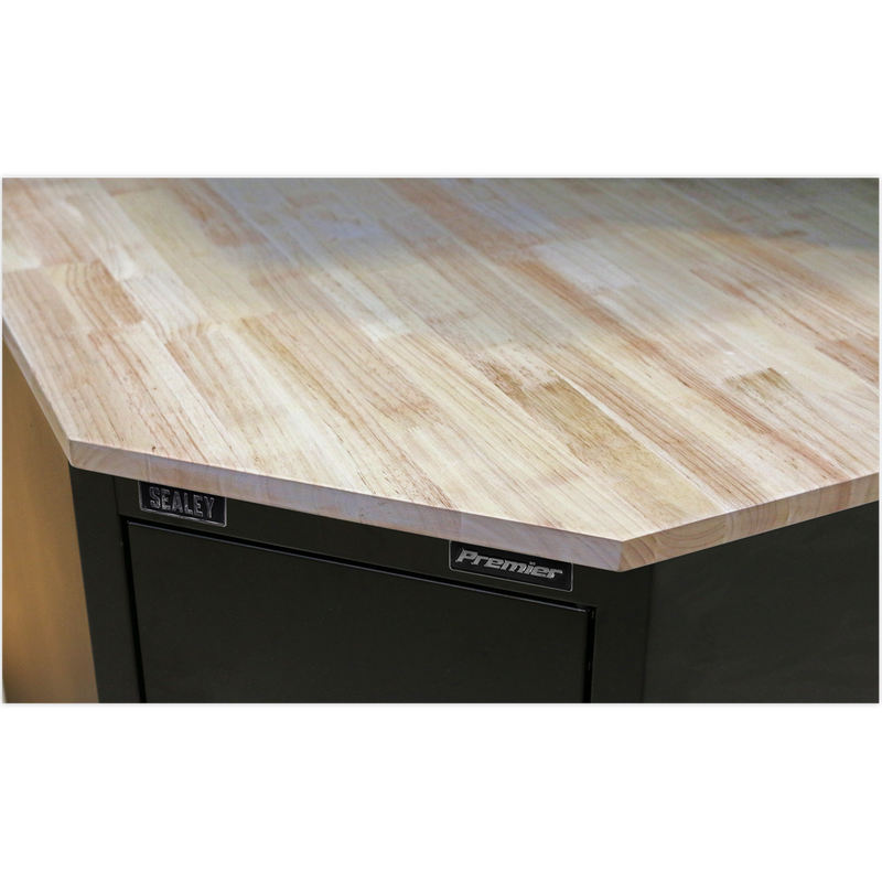Sealey Premier Hardwood Corner Worktop 930mm APMS18