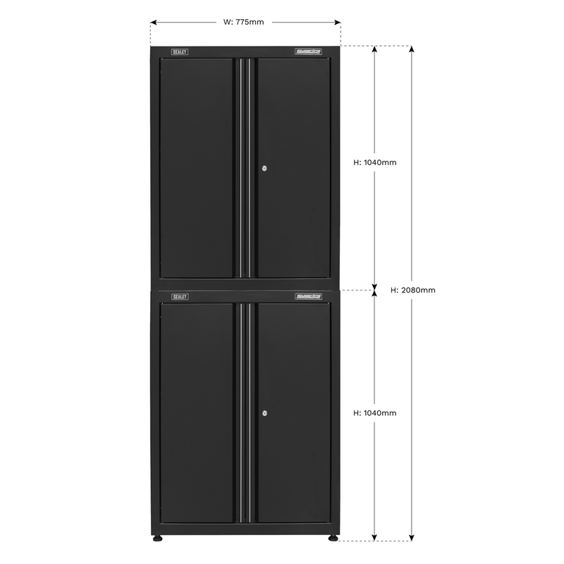 Sealey Superline PRO Modular Dual Stacking Cabinets 775x460x2080mm
