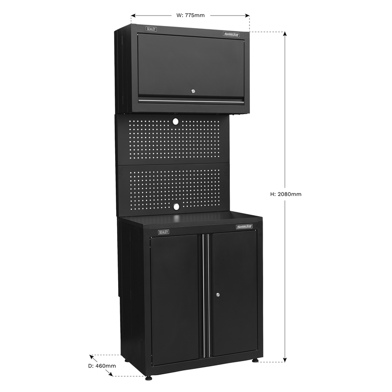 Sealey Superline PRO Modular Wall & Base Cabinet APMS2HFP 775x460x2080mm