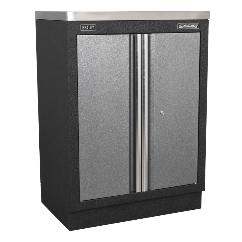 Sealey Superline PRO Storage System 2.04m with Stainless Steel Worktop