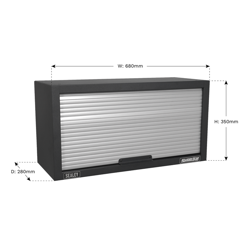 Sealey Superline PRO Modular Wall Cabinet Tambour Front 680mm