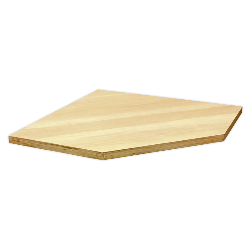 Sealey Superline PRO Pressed Wood Worktop 865mm for Modular Corner Cabinet