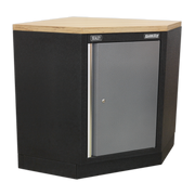 Sealey Superline PRO Corner Storage System 1.55m with Wood Worktop