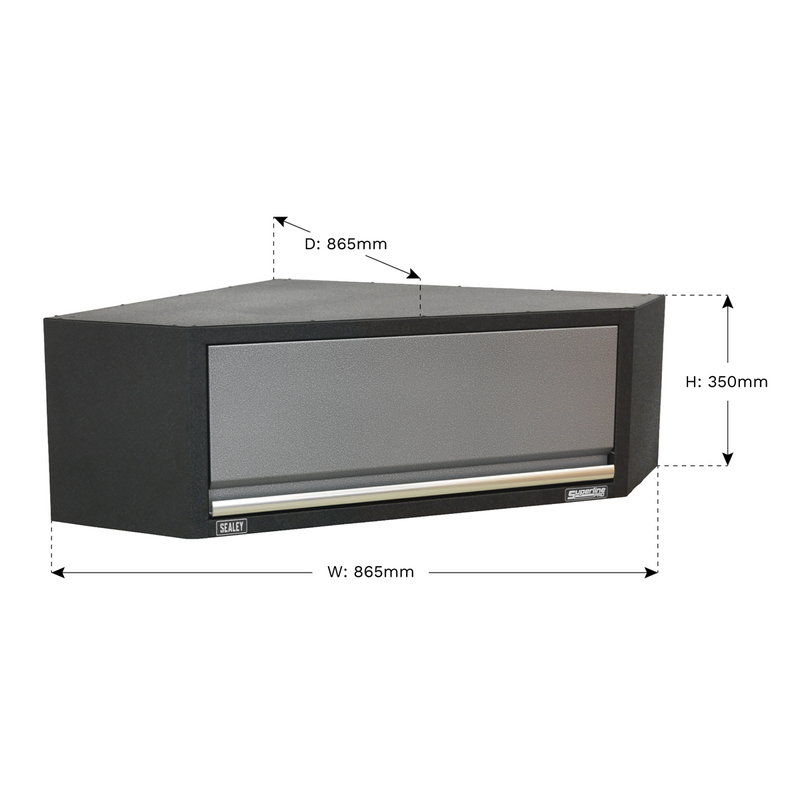 Sealey Superline PRO Modular Corner Wall Cabinet 865mm